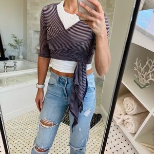 Free People wrap top